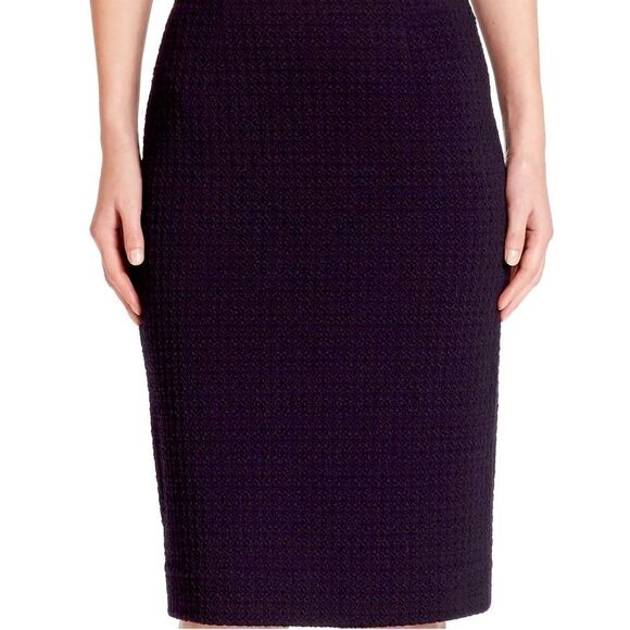 Nanette Lepore Textured Black Pencil Mini Skirt NEW Size - Picture 1 of 6